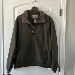 L.L. Bean Men’s Flannel Lined Bomber Jacket